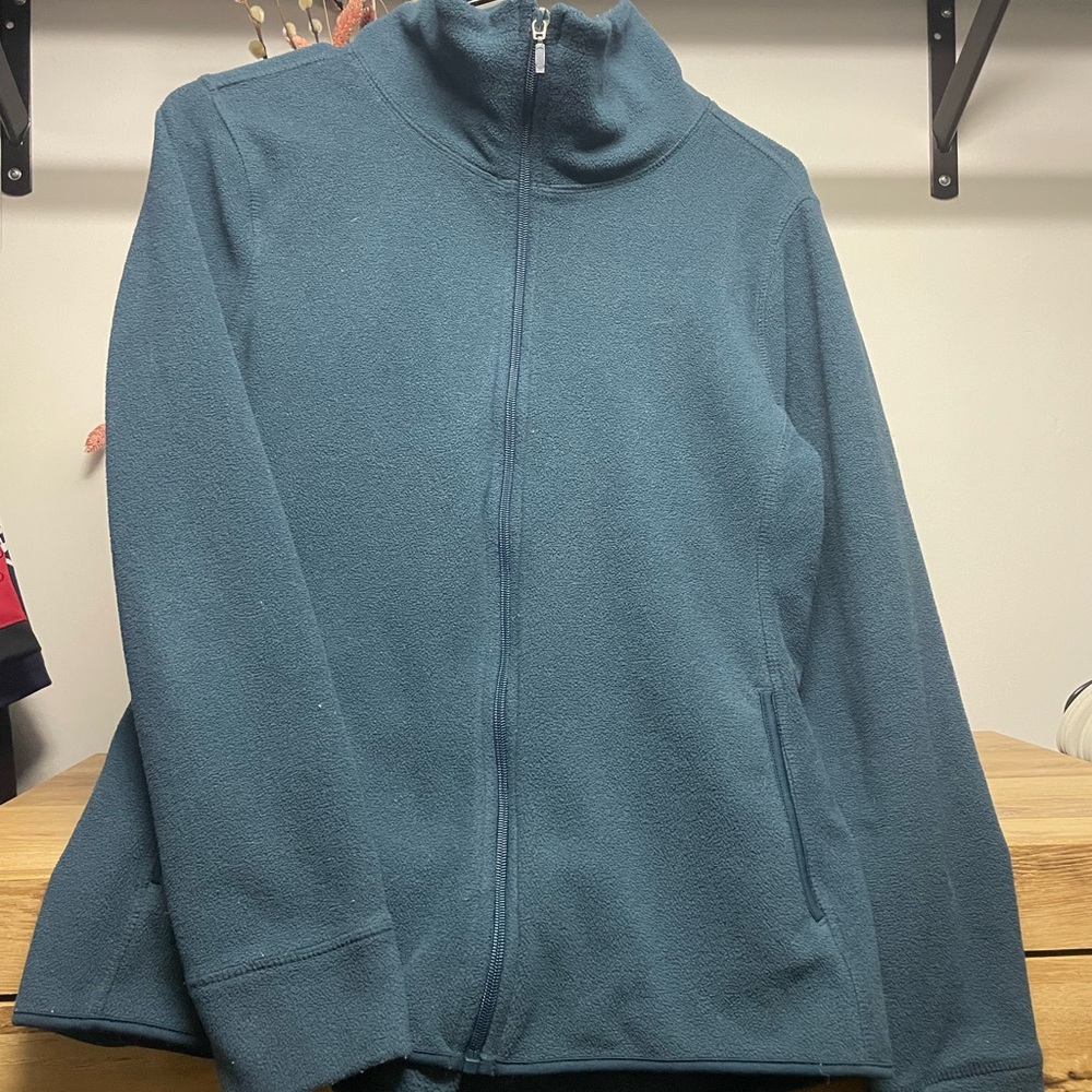 Old navy Teal Zip-Up Fleece Jacket